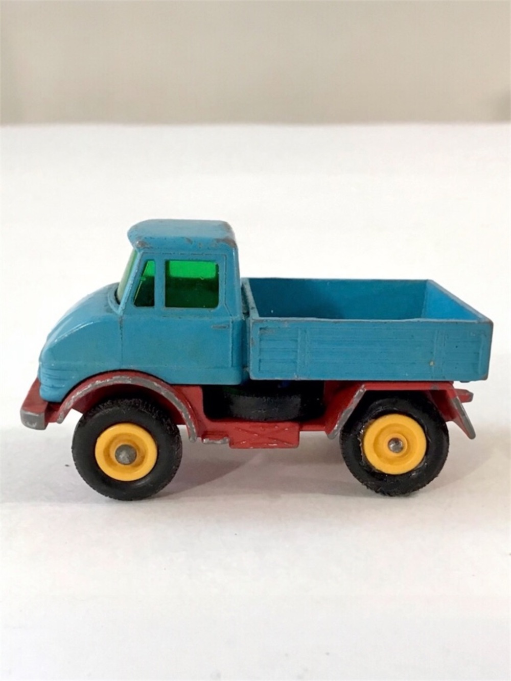 Vintage Matchbox Lesney No 49 Mercedes-Benz Unimog Diecast Blue Truck England
